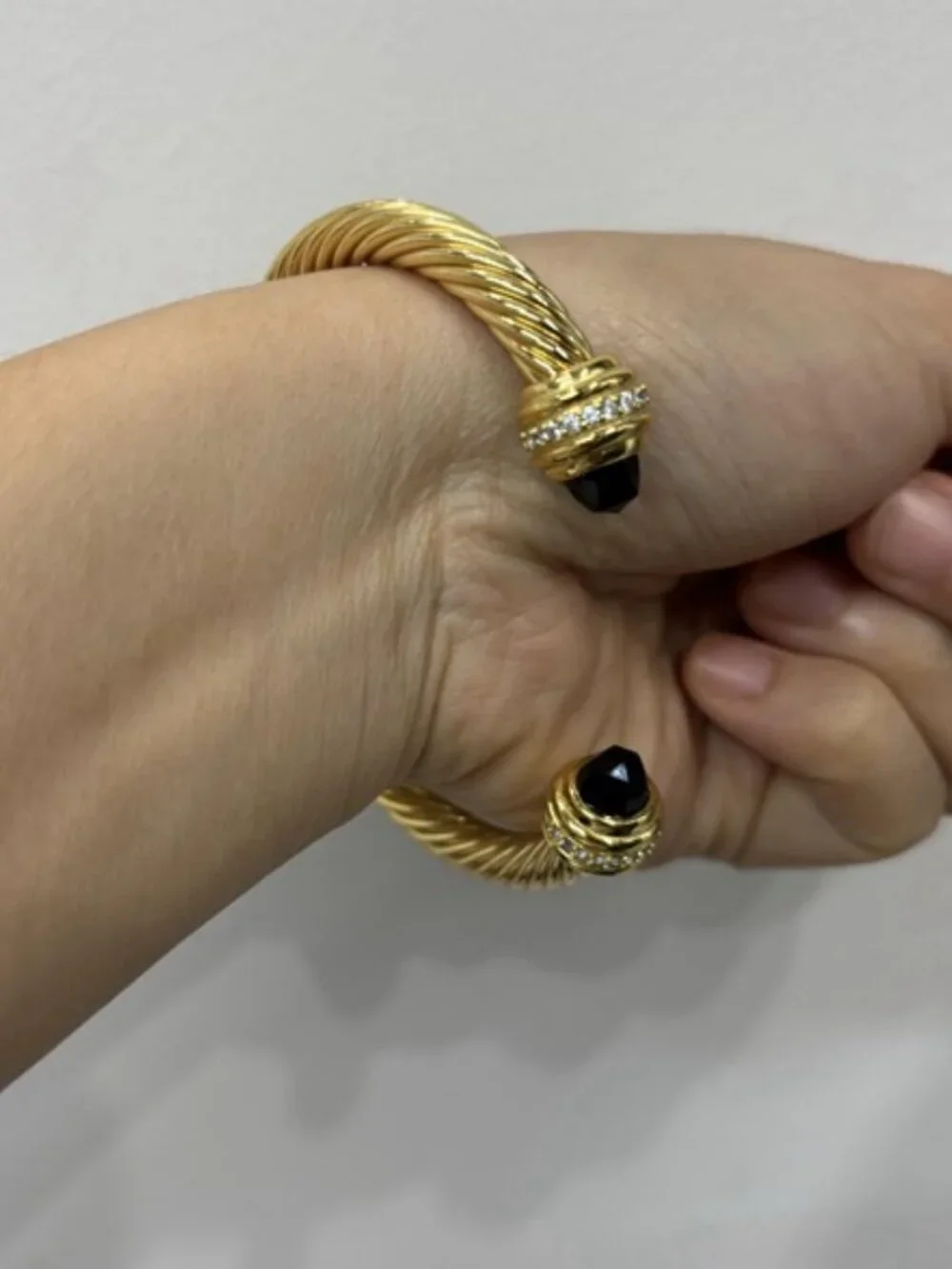 🌙David Yurman🌙 7mm Classic Cable Station Bracelet